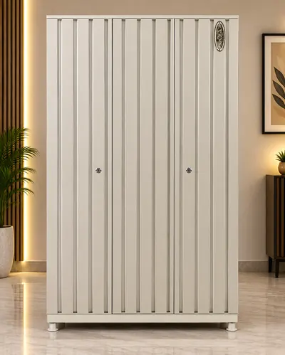 Anaya (Design 2) steel almirah – Bharat Furniture & Studio